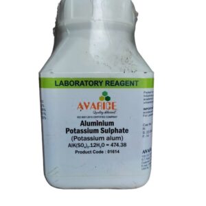 Aluminium Potassium Sulphate 500 GM LR MAKE AVARICE