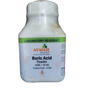AVARICE Boric Acid LR 500GM CAS NO 10043-35-3