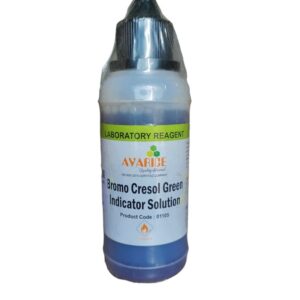 Bromo Cresol Green Indicator Solution LR125ML MAKE AVARICE