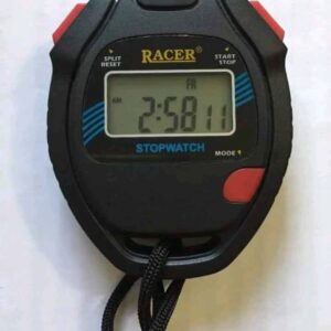 RACER STOP WATCH DIGITAL SUPERIER QUALITY With Plastic Cover Box